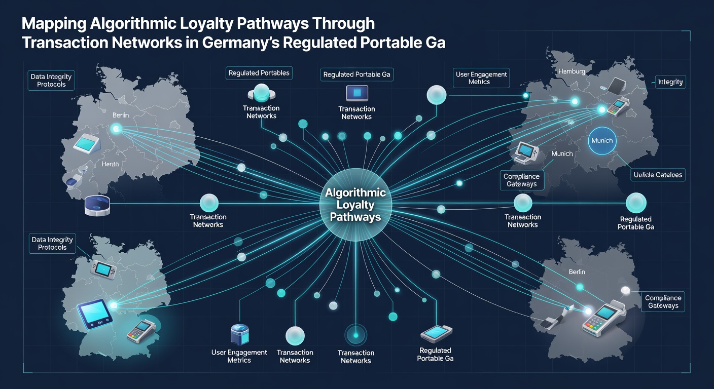 Darstellung algorithmischer Loyalitätspfade und Transaktionsverbindungen in portablen deutschen Gaming-Ökosystemen